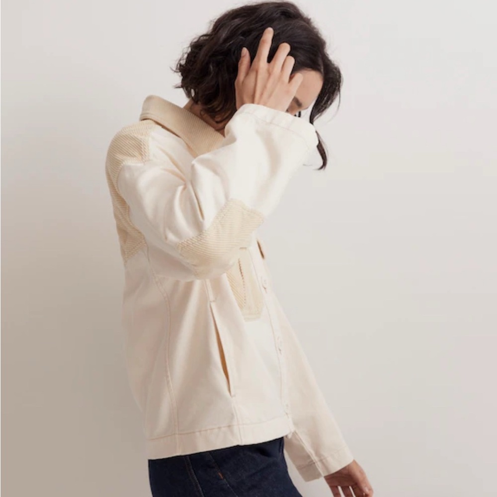 Madewell Chino Boxy Shirt Jacket - Picture 3 of 9